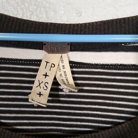 Free People Striped Long Sleeve Sweater Dress XS - Picture 5 of 6